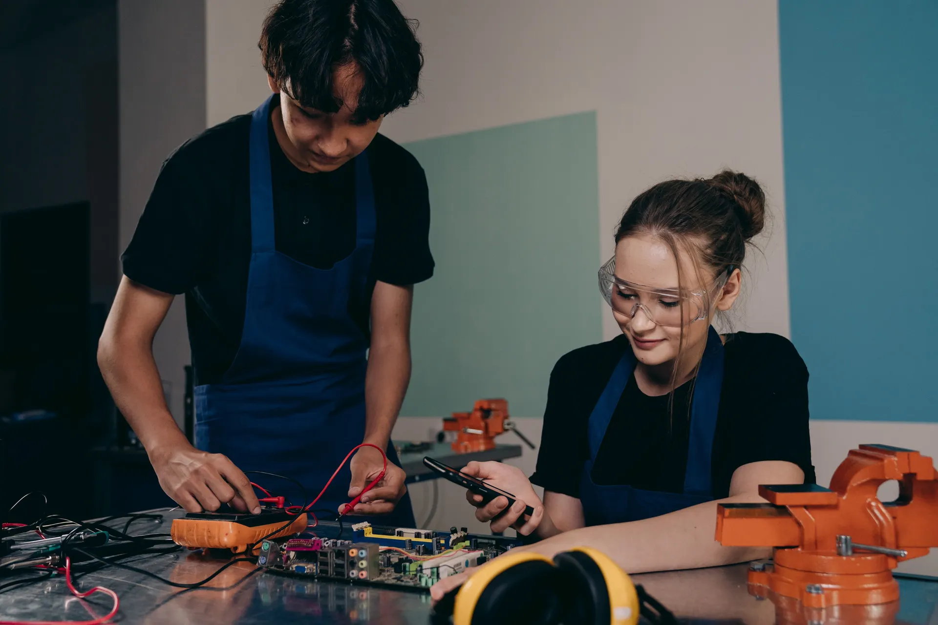 Students gaining job-ready skills through technical training